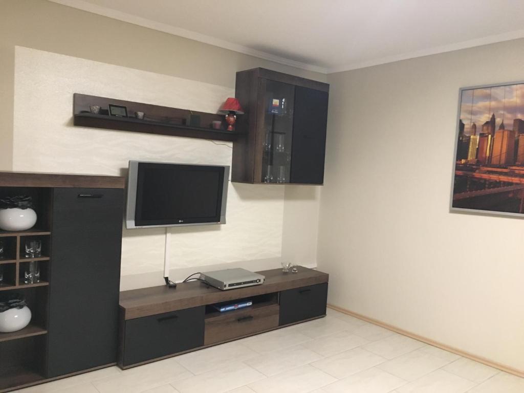 Kuchyň nebo kuchyňský kout v ubytování Ferienwohnung am DOC