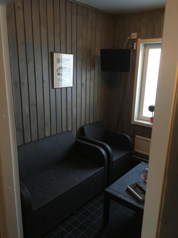 Posezení v ubytování Hotell Smedjan