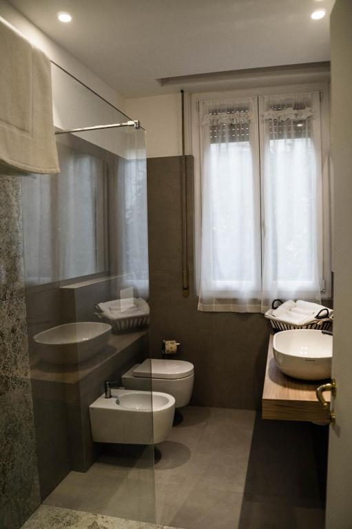 Koupelna v ubytování Casa Chiara B&B