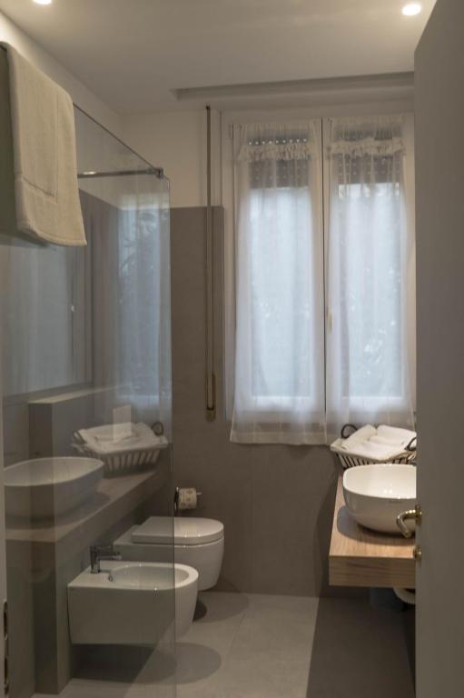 Koupelna v ubytování Casa Chiara B&B