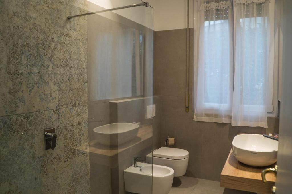 Koupelna v ubytování Casa Chiara B&B