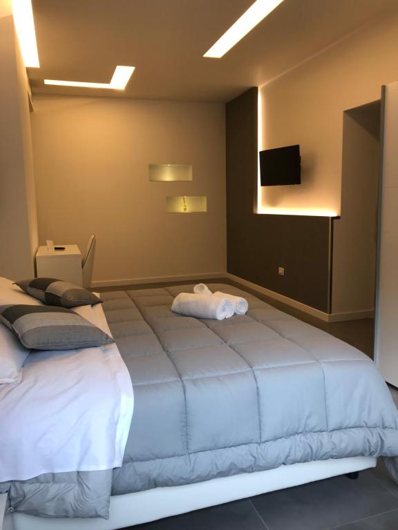 Postel nebo postele na pokoji v ubytování Calamo-Residence- B&B