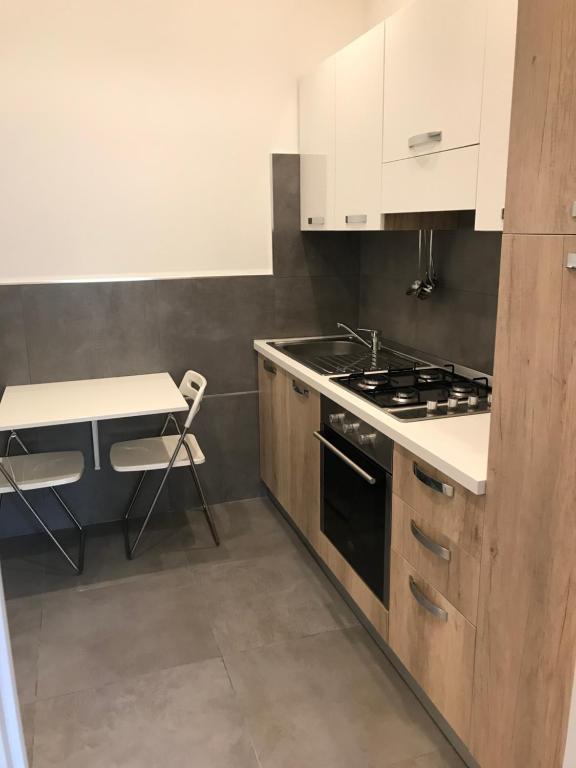 Kuchyň nebo kuchyňský kout v ubytování Calamo-Residence- B&B