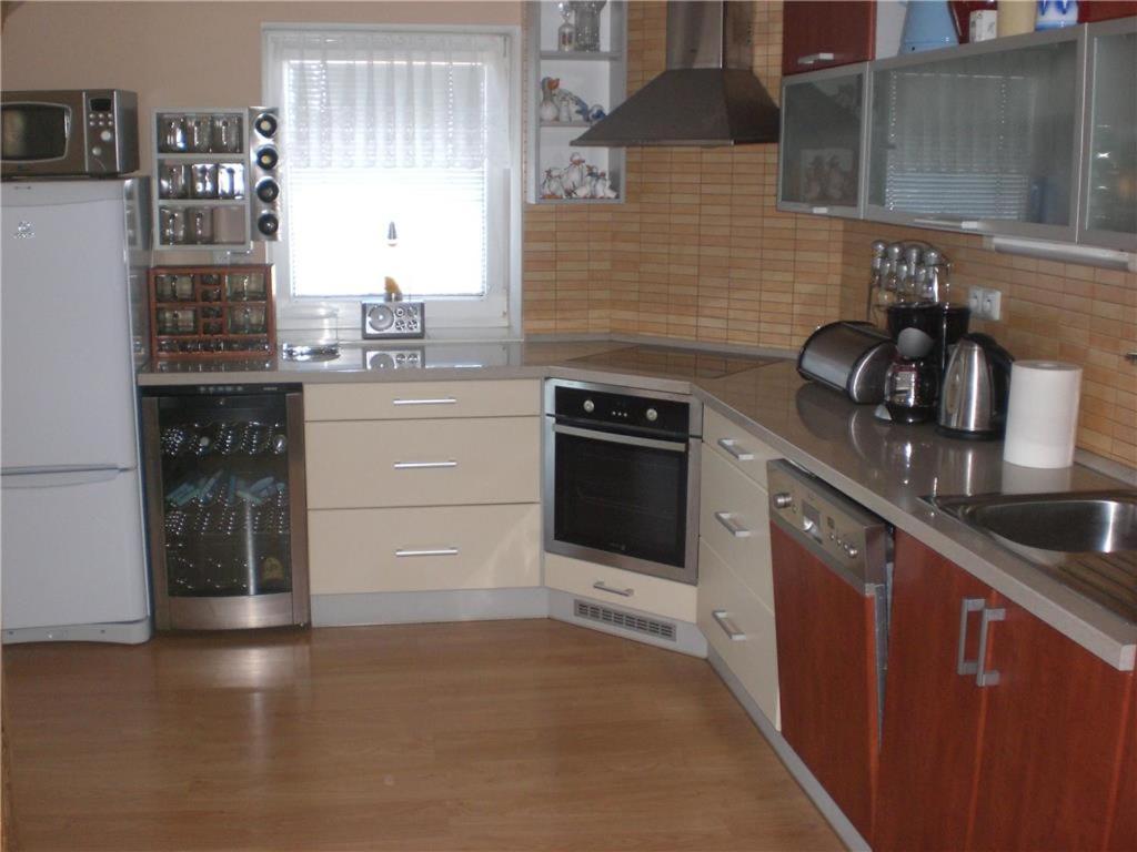 Kuchyň nebo kuchyňský kout v ubytování Apartman JITKA Protivin