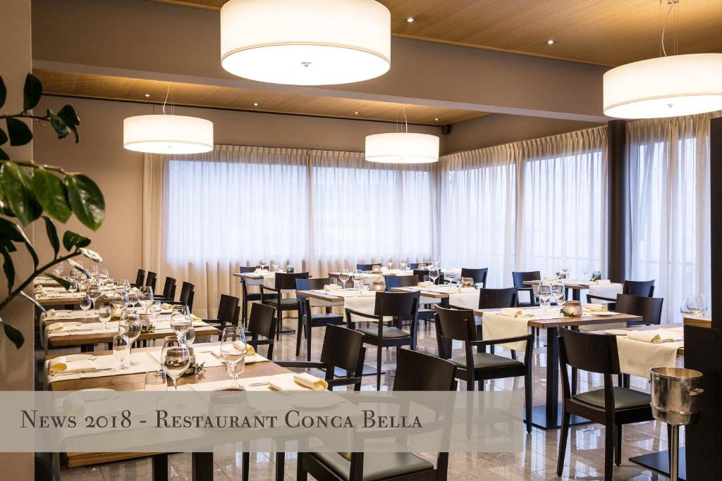 Restaurace v ubytování Conca Bella Boutique Hotel & Wine Experience
