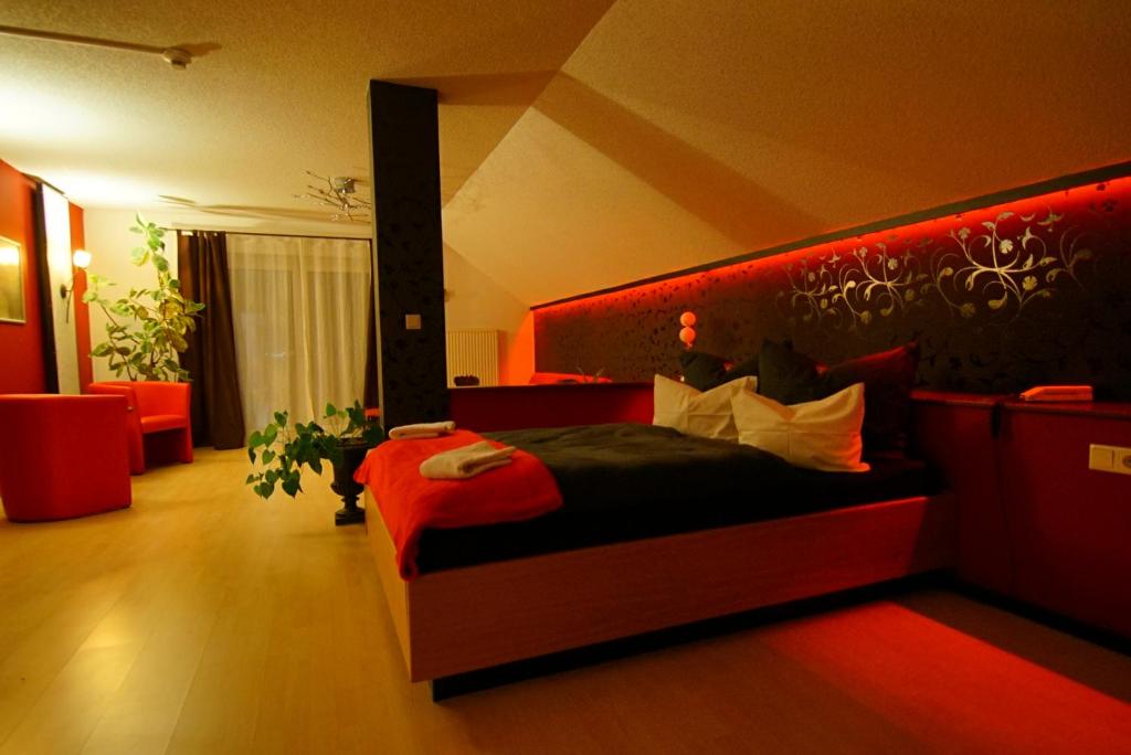 Posezení v ubytování TIPTOP Hotel am Hochrhein