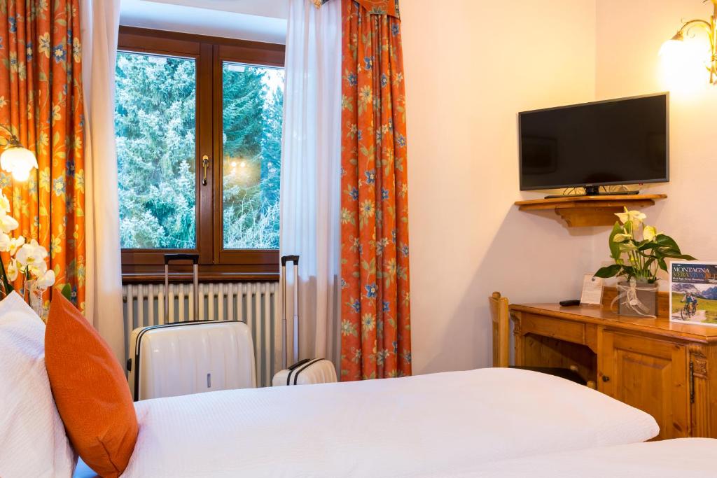 TV a/nebo společenská místnost v ubytování Hotel Bonapace ***S