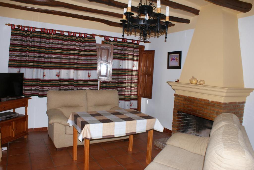Posezení v ubytování Casa De La Ermita