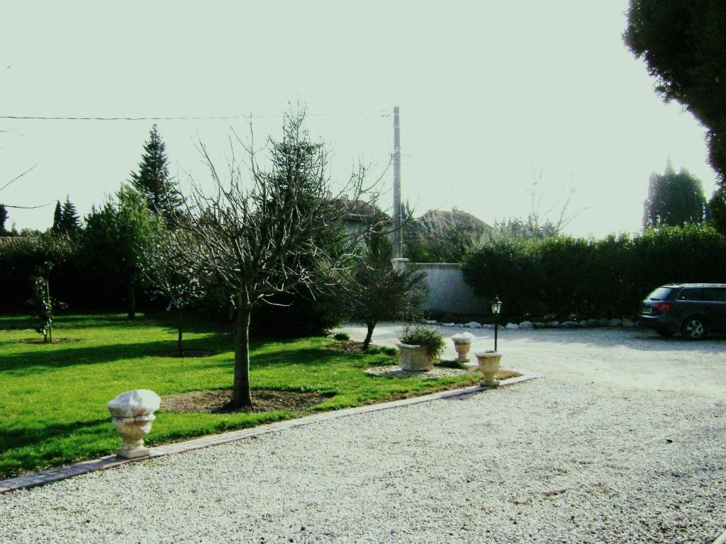 Zahrada ubytování Gite La Gourmandine