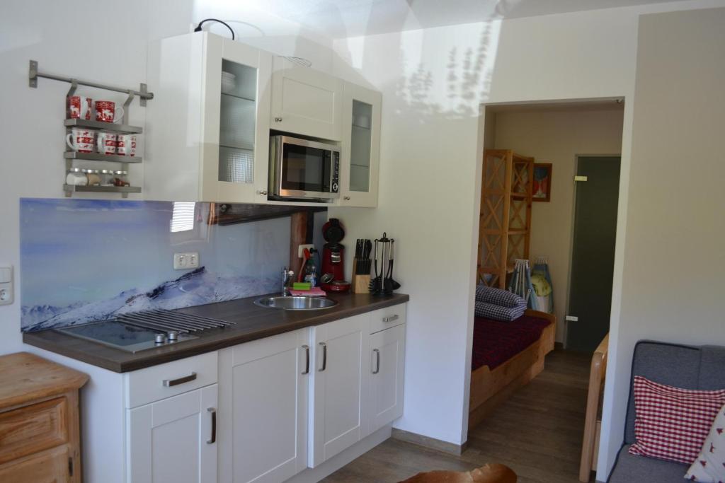 Kuchyň nebo kuchyňský kout v ubytování Wuerttemberger Haus - Hütte