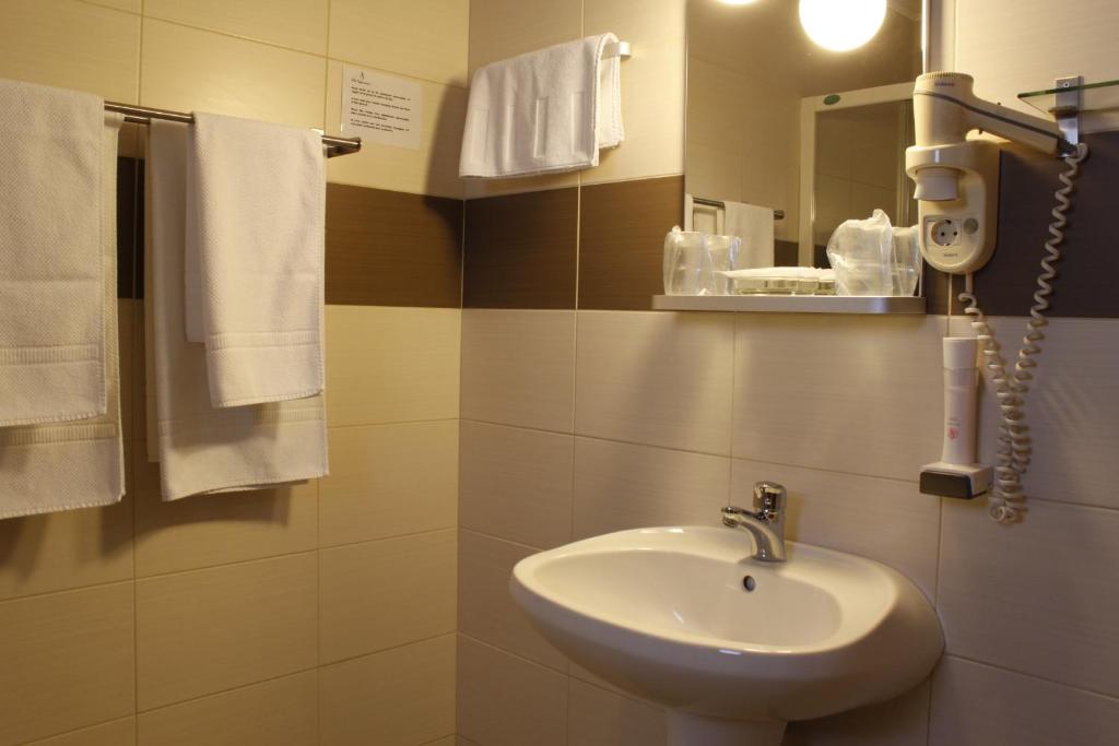Koupelna v ubytování Vila Toparceanu - Therme & Airport Otopeni