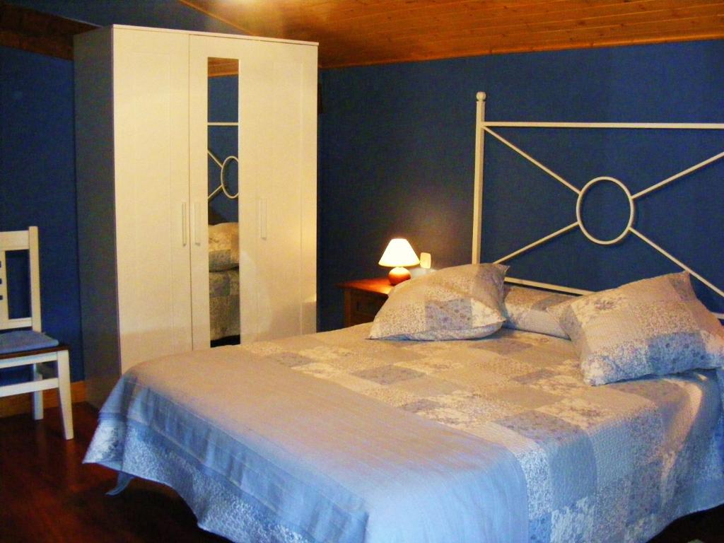 Postel nebo postele na pokoji v ubytování Casa Rural Altzuste Landetxea