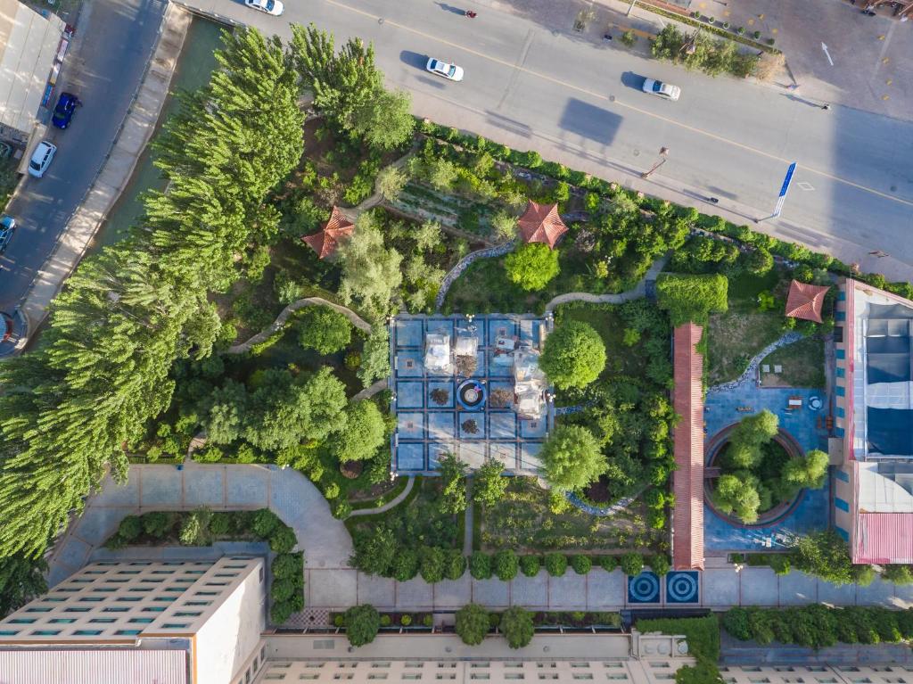 Letecký snímek ubytování Dunhuang Hotel