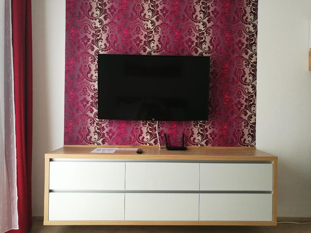 Telewizja i/lub zestaw kina domowego w obiekcie Apartmány Sport Dolní Morava