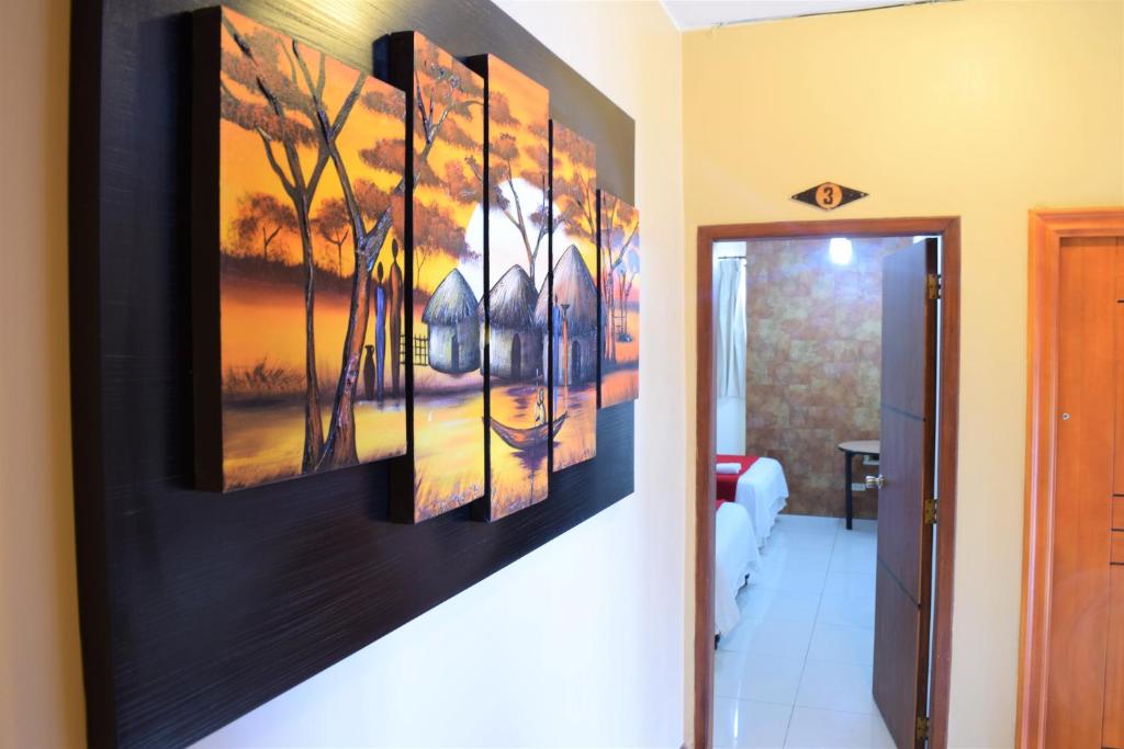 Koupelna v ubytování Hotel Murali - Cerca del Aeropuerto de Guayaquil