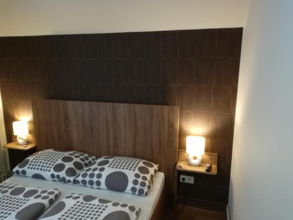 Postel nebo postele na pokoji v ubytování Shubu Zen Vendégház