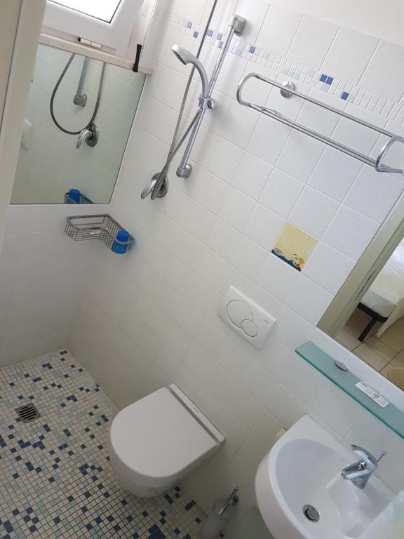 Koupelna v ubytování Hotel Residence HR CIVI