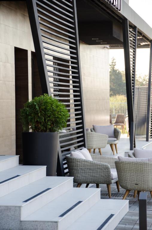 Istumisnurk majutusasutuses Hotel Ideo Lux