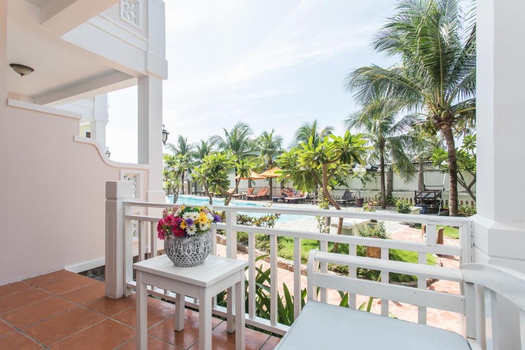 Ban công/sân hiên tại Grace Boutique Resort