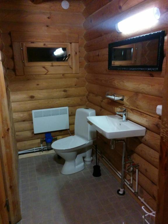 Koupelna v ubytování Safari House