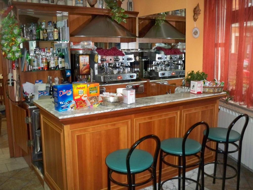 Hol lub bar w obiekcie Albergo Corradetti