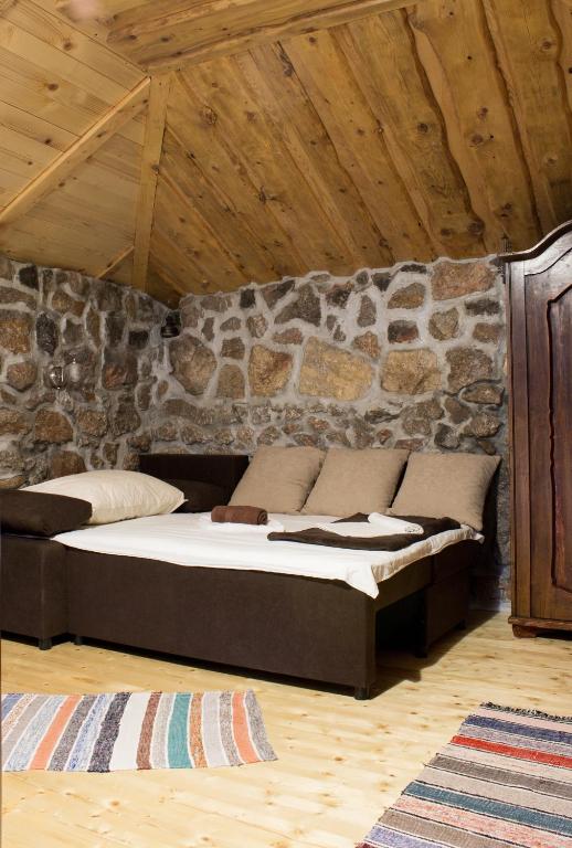 Postel nebo postele na pokoji v ubytování Solovi Dvori