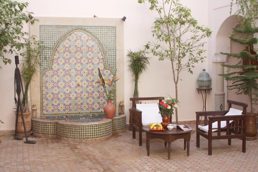 Zahrada ubytování Riad Cannelle