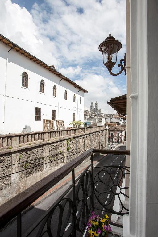 Balkón nebo terasa v ubytování Hotel Colonial San Agustin