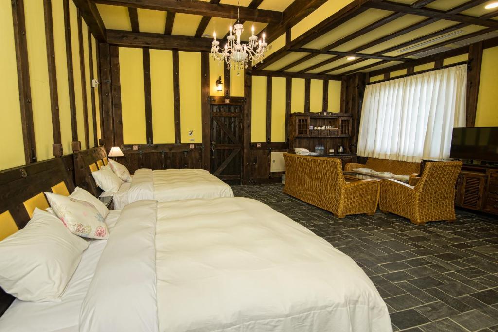 Postel nebo postele na pokoji v ubytování Vanse B&B