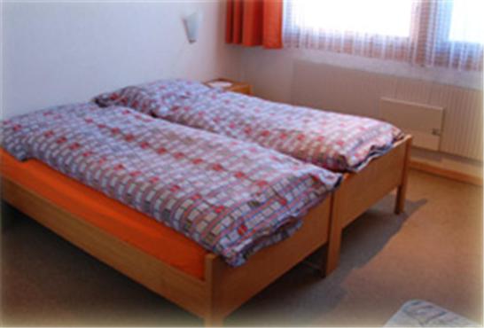 Postel nebo postele na pokoji v ubytování Hotel Sparrhorn