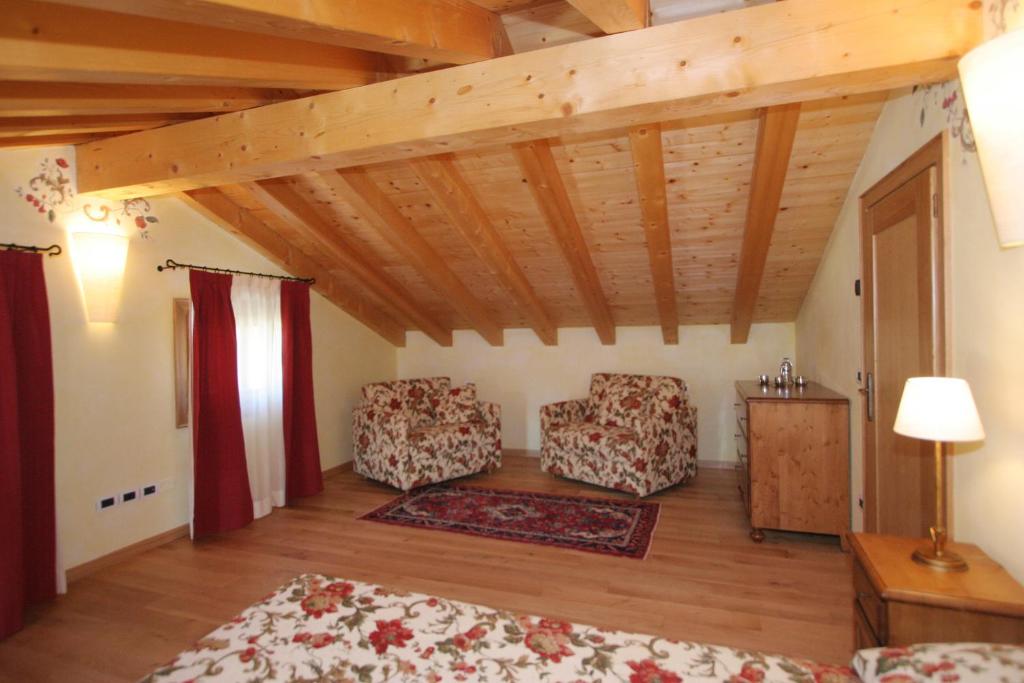 Postel nebo postele na pokoji v ubytování La Valdella