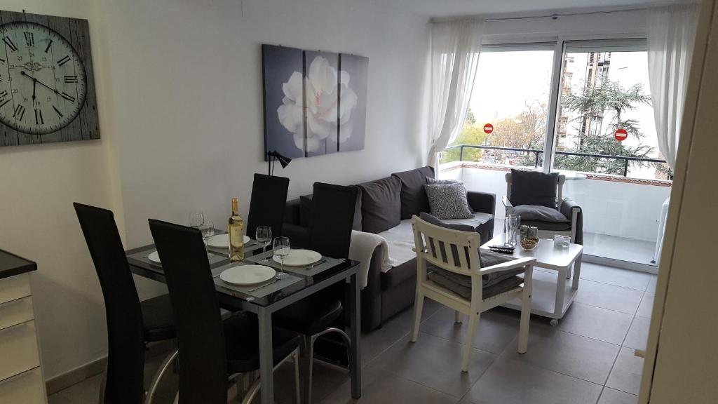 Posezení v ubytování Bonanza Apartment