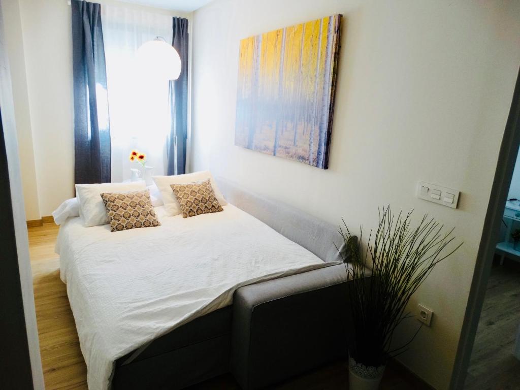 Posteľ alebo postele v izbe v ubytovaní Apartamento El Barranco
