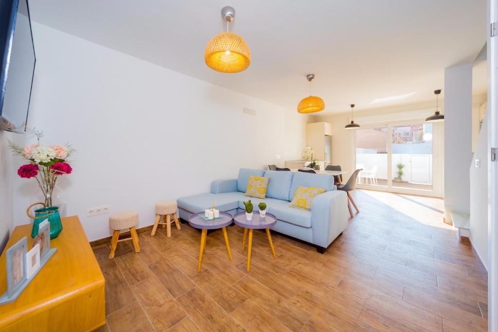 Posezení v ubytování Apartamentos El Abuelo