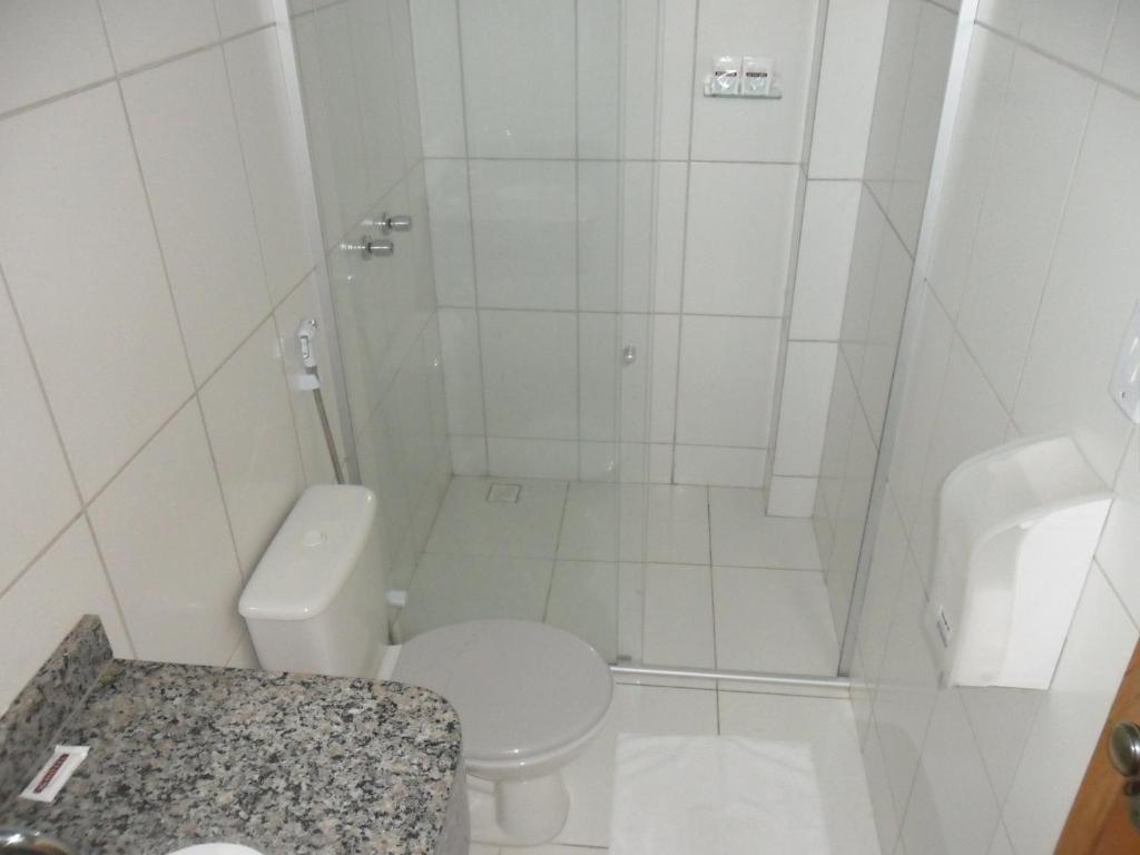 Koupelna v ubytování Hotel LG