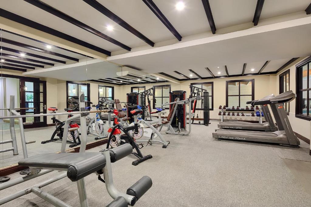 Fitness centrum a/nebo fitness zařízení v ubytování Little Residence - A Boutique Hotel & Spa