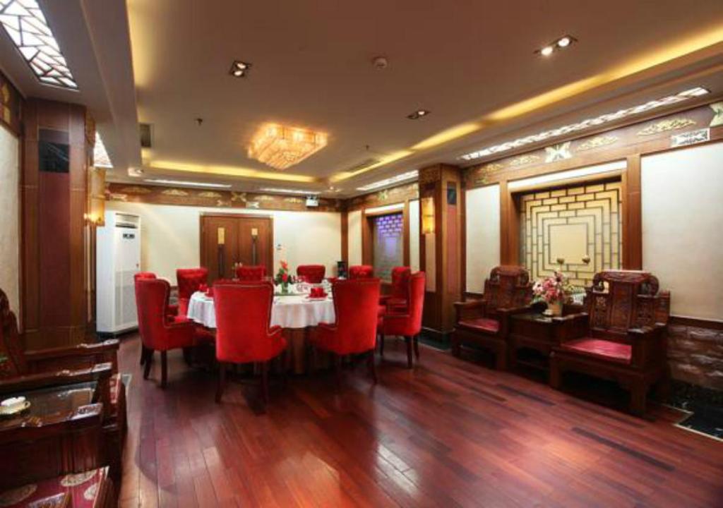 Posezení v ubytování Dunhuang Hotel