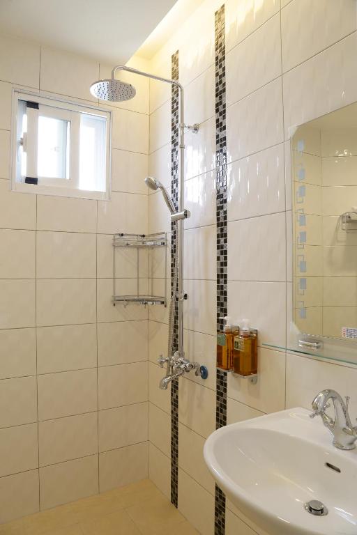 Baðherbergi á Ding Dong Homestay