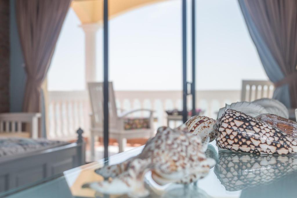 Ban công/sân hiên tại Grace Boutique Resort