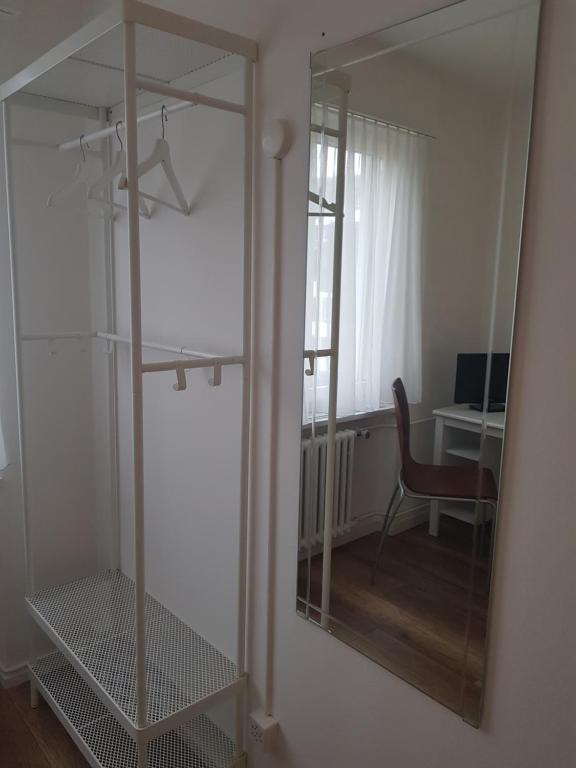 Koupelna v ubytování Hotel Elite