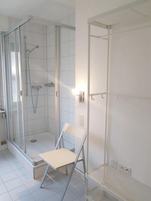 Koupelna v ubytování Hotel Elite