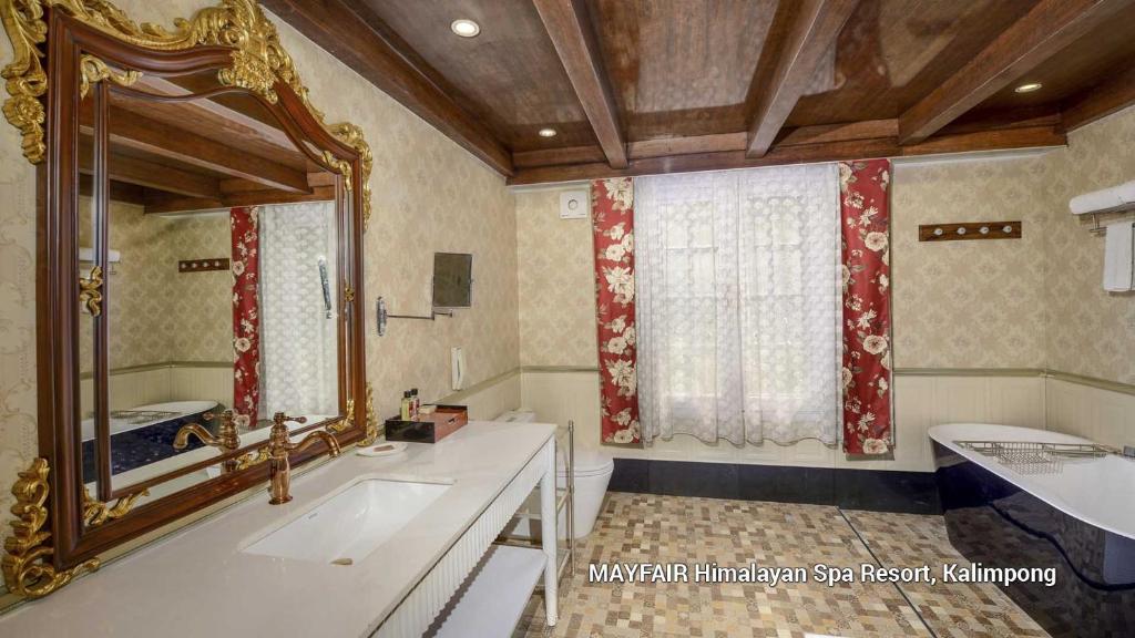 Koupelna v ubytování MAYFAIR Himalayan Spa Resort