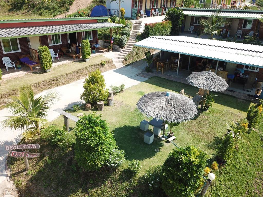 Zahrada ubytování Cat Bungalow