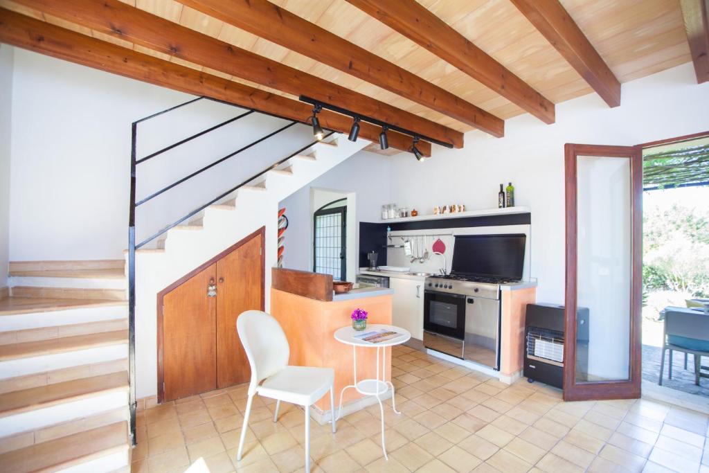Kuchyň nebo kuchyňský kout v ubytování Can Pina - Eco Arco -