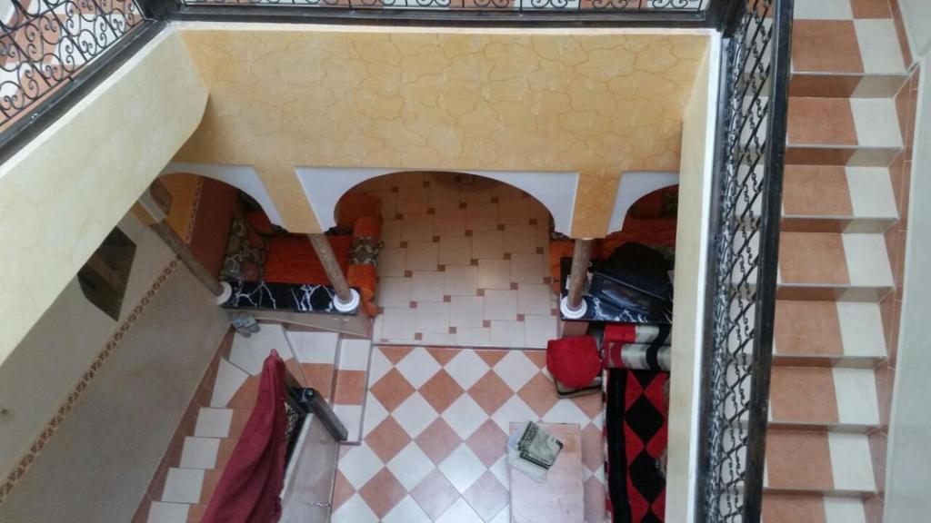 Posezení v ubytování Riad familiale à Marrakech