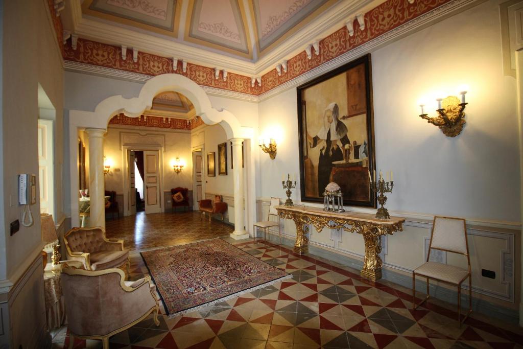 Posezení v ubytování Palazzo De Castro