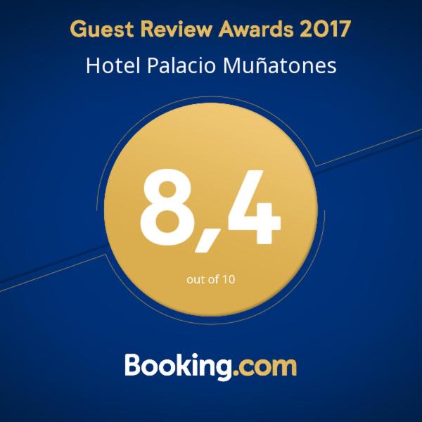 Certifikát, hodnocení, plakát nebo jiný dokument vystavený v ubytování Hotel Palacio Muñatones