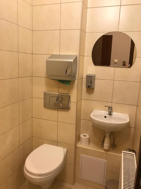 Kúpeľňa v ubytovaní Noclegi Mikołów