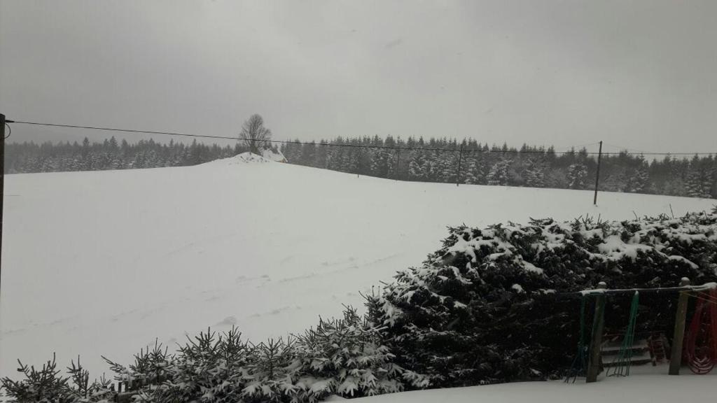 Fewo mit Fichtelberg und Keilbergblick v zimě