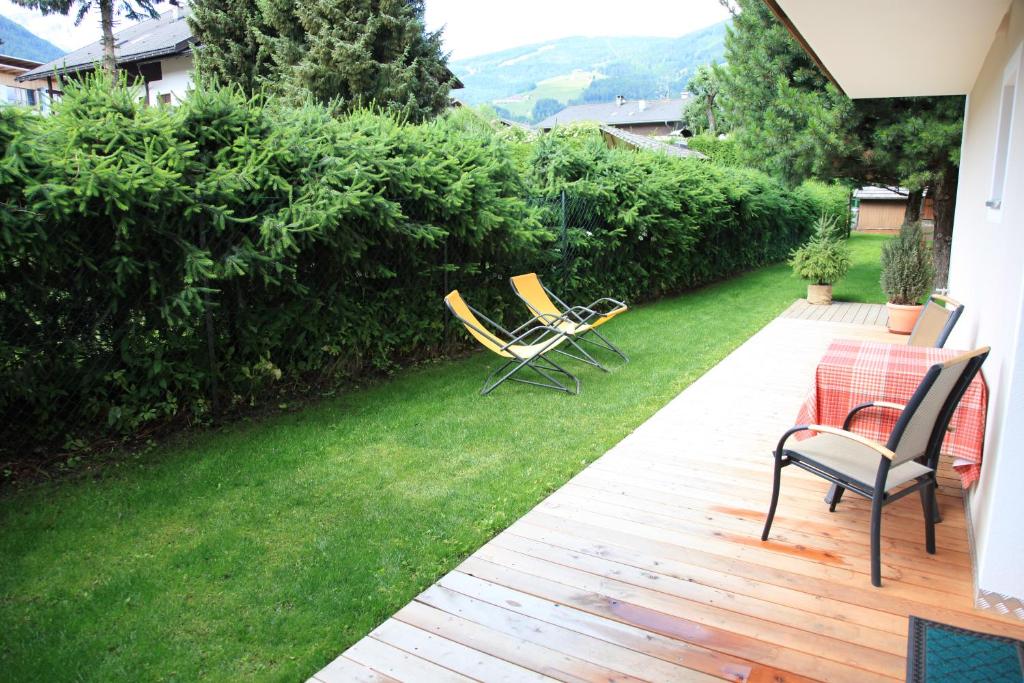 Zahrada ubytování Appartements Mutschlechner